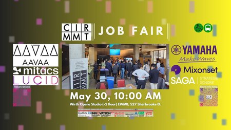 Talent, Research and Job Fair 2024 at CIRMMT